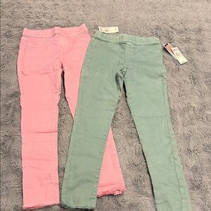 Vineyard Vines Kids Jeans in Pink and Green